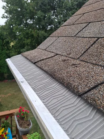Guard following the roof edge